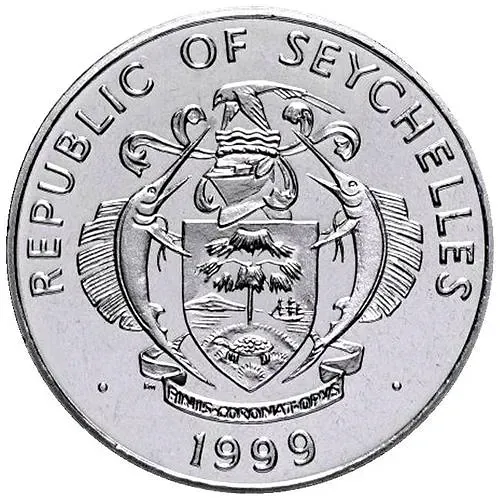 5 рупий 1999, Свадьба Принца Эдварда и Мисс Софи Рис-Джонс [Сейшельские Острова]