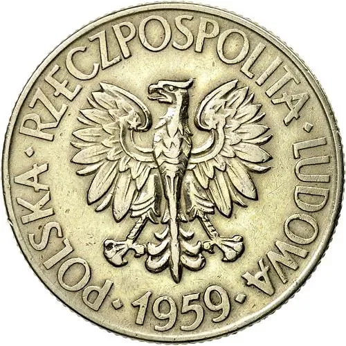 10 злотых 1959, Костюшко [Польша]