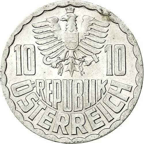 10 грошей 1971 [Австрия]