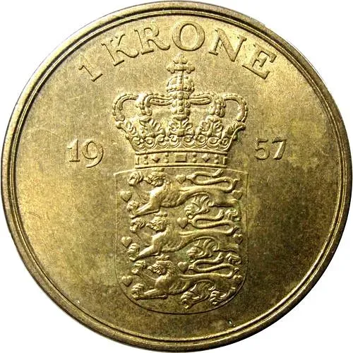 1 крона 1957 [Дания]
