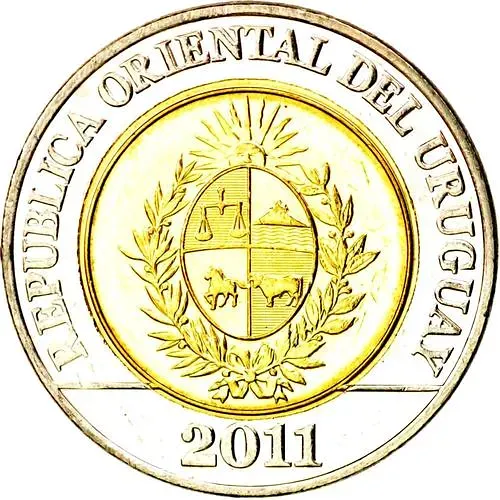 10 песо 2011 [Уругвай]