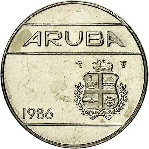 25 центов 1986 [Аруба]