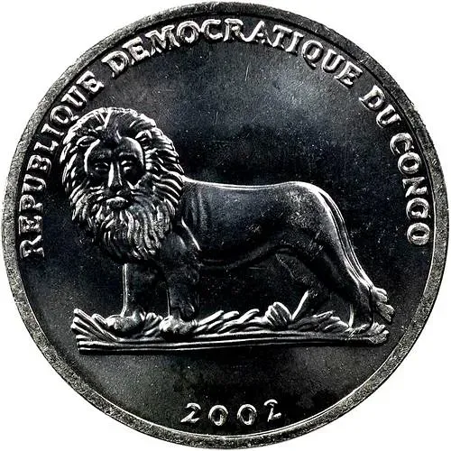 25 сантимов 2002, ласка [Демократическая Республика Конго]