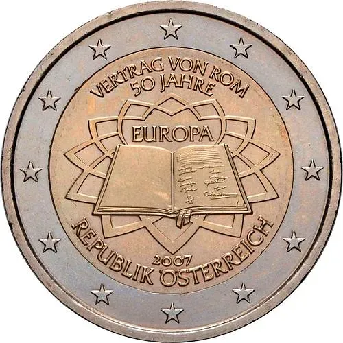 2 евро 2007, 50 лет подписанию Римского договора [Австрия]