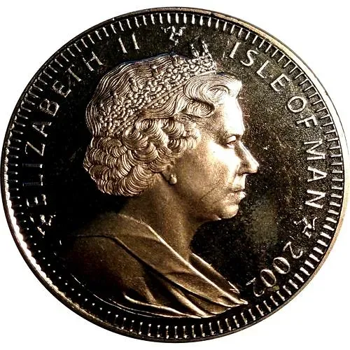 1 крона 2002, Меч Годрика Гриффиндора [Остров Мэн]