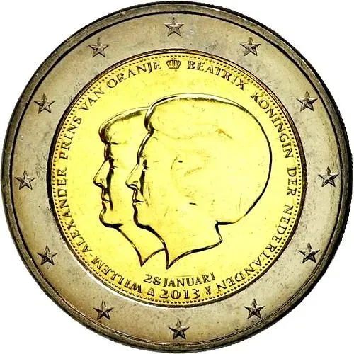 2 евро 2013, Коронация Короля Виллема-Александра [Нидерланды]