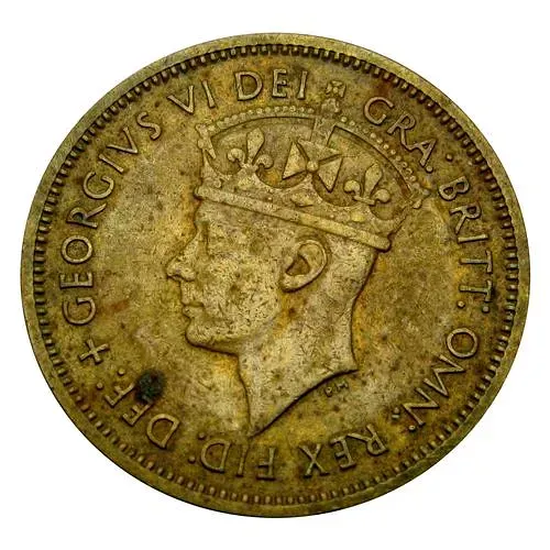 1 шиллинг 1949, без букв [Британская Западная Африка]