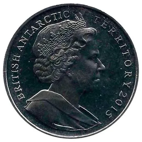 2 фунта 2015, Крестовидный дельфин [Британская антарктическая территория]