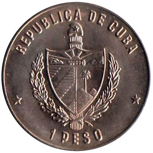 1 песо 1989, Тамара Бунке /Таня-партизанка/ [Куба]