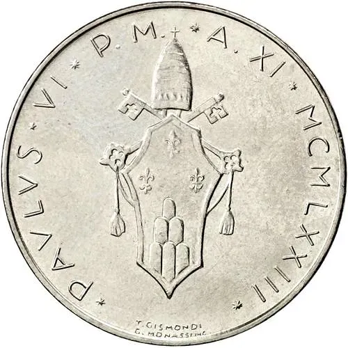 100 лир 1973 [Ватикан]