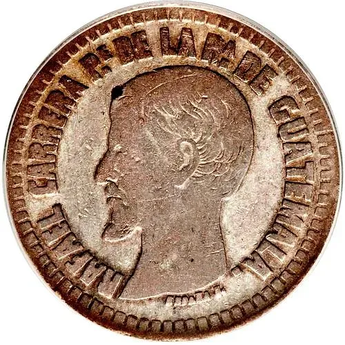 2 реала 1859 [Гватемала]