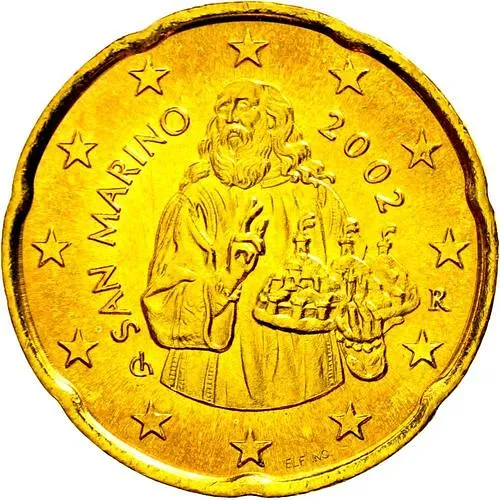 20 евроцентов 2002-2007 [Сан-Марино]