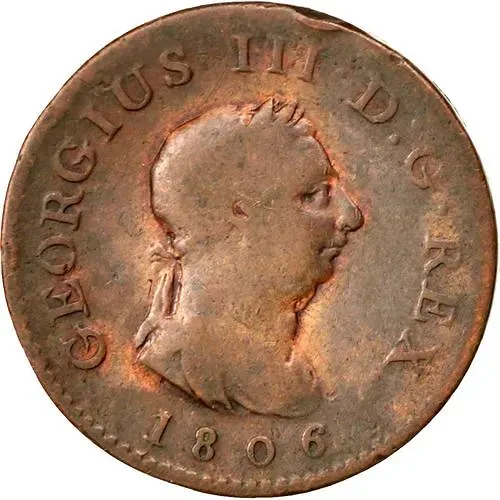 1 фартинг 1806-1807 [Великобритания]