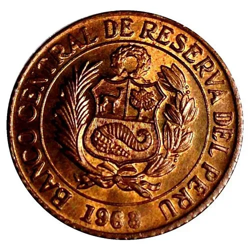 10 сентаво 1968 [Перу]
