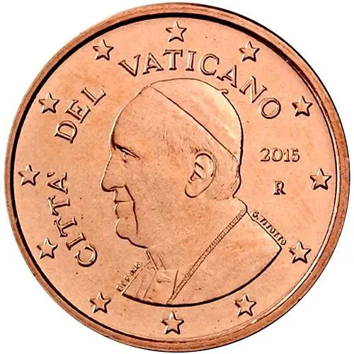 1 евроцент 2014-2016 [Ватикан]