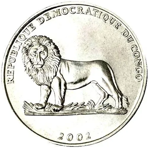 50 сантимов 2002, Футболист [Демократическая Республика Конго]