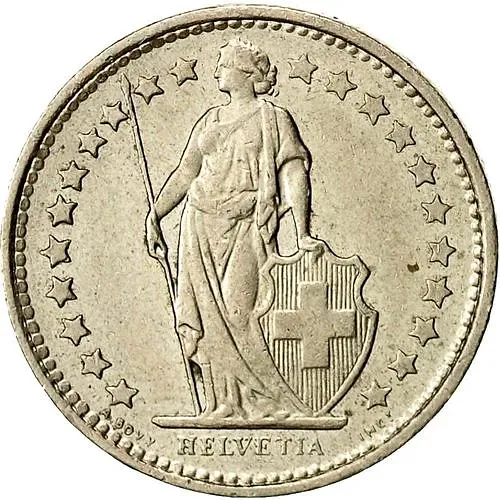 1/2 франка 1977 [Швейцария]