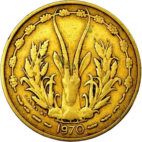 25 франков 1970 [Западная Африка (BCEAO)]