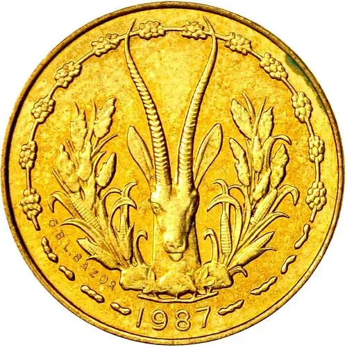 5 франков 1987 [Западная Африка (BCEAO)]