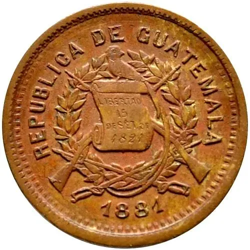 1 сентаво 1881 [Гватемала]