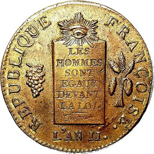 2 соля 1793, Дата: 1793 [Франция]
