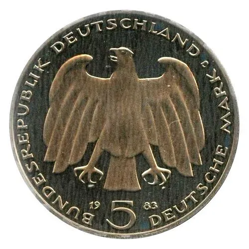 5 марок 1983, Карл Маркс [Германия / ФРГ]