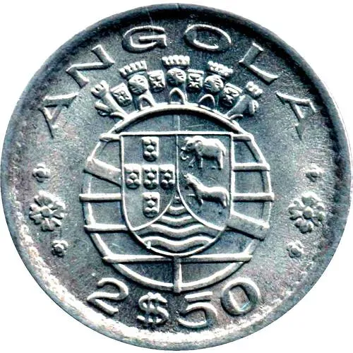 2.5 эскудо 1953-1974 [Ангола]