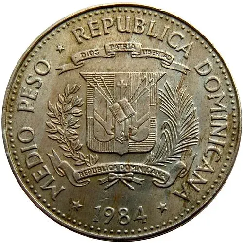 ½ песо 1983-1987 [Доминикана / Доминика]