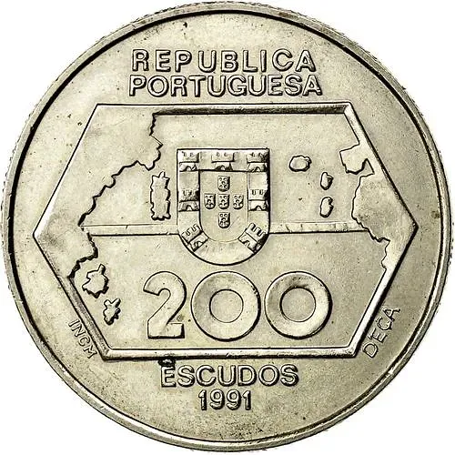 200 эскудо 1991, навигация [Португалия]