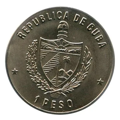 1 песо 1982, цитрусы [Куба]