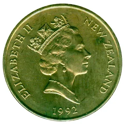 5 долларов 1992, Купе [Новая Зеландия]