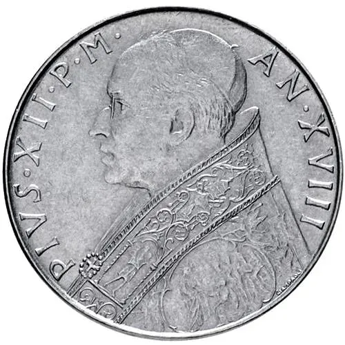 100 лир 1956 [Ватикан]