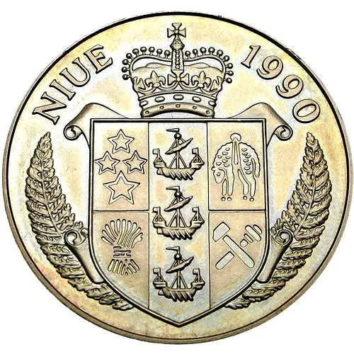 5 долларов 1990, Чемпионат мира по футболу, Италия 1990 [Ниуэ]