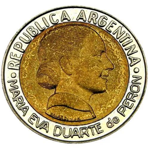 1 песо 1997, 50 лет правам женщин на голосование [Аргентина]