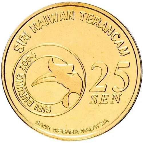 25 сенов 2004, рогоклюв [Малайзия]