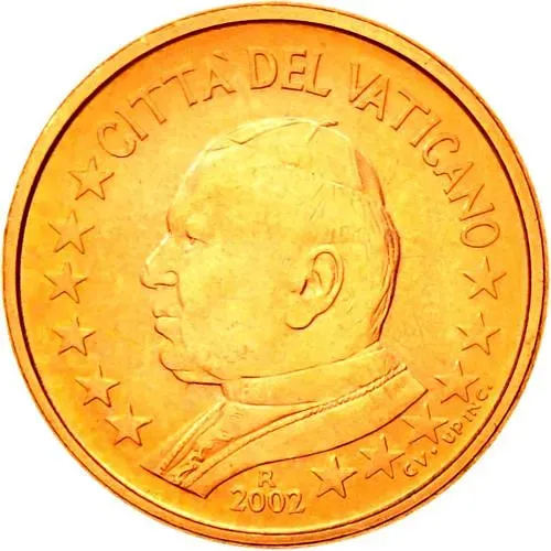1 евроцент 2002-2005 [Ватикан]