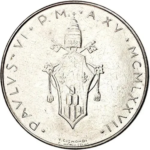 100 лир 1977 [Ватикан]