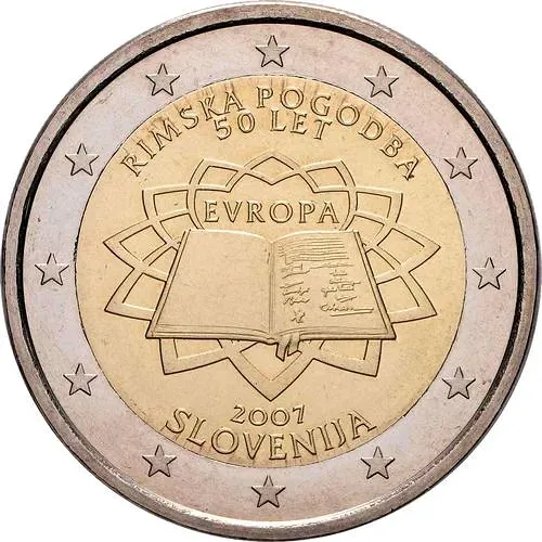 2 евро 2007, 50 лет подписания Римского договора [Словения]