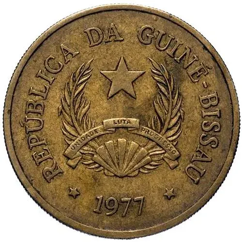 2 1/2 песо 1977 [Гвинея-Бисау / Гвинея]