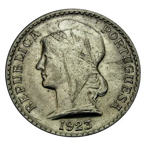 50 сентаво 1923, без обозначения монетного двора [Ангола]