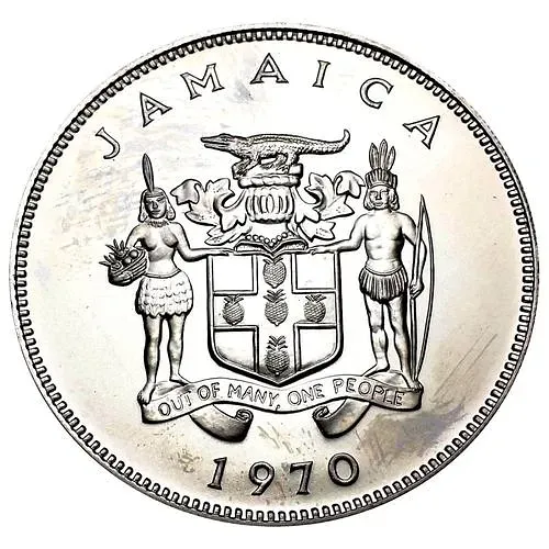 25 центов 1970 [Ямайка] Proof