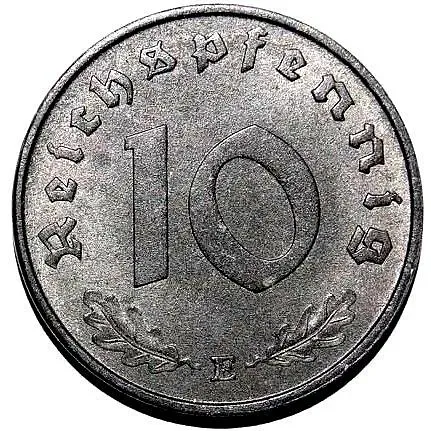 10 рейхспфеннигов 1945 [Германия / Третий рейх]