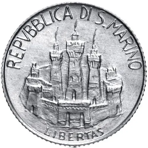 2 лиры 1984, Учёные - Леонардо да Винчи [Сан-Марино]