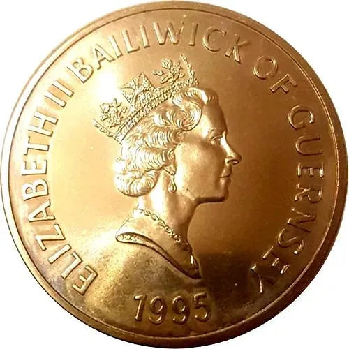 5 фунтов 1995, королева-мать [Гернси]