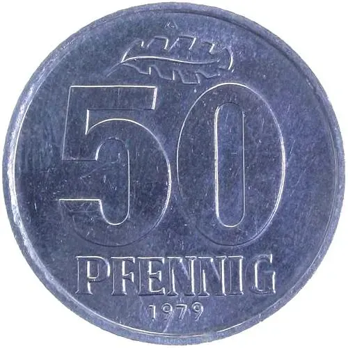 50 пфеннигов 1979, A [Германия / ГДР]