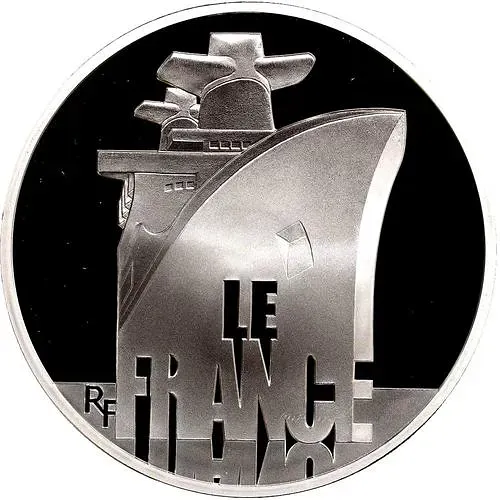 10 евро 2012, Великие французские корабли - Le France [Франция]
