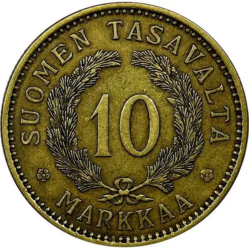 10 марок 1928, S [Финляндия]