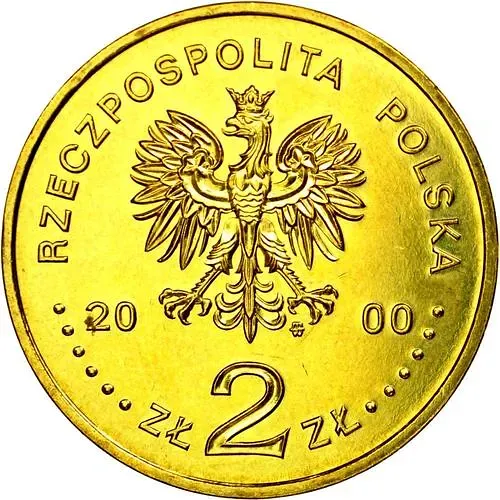 2 злотых 2000, Гнезно [Польша]