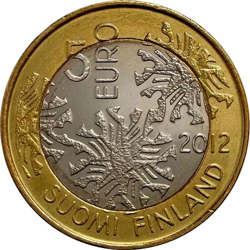5 евро 2012, Северная природа - Фауна [Финляндия]
