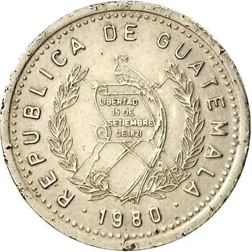 10 сентаво 1980 [Гватемала]